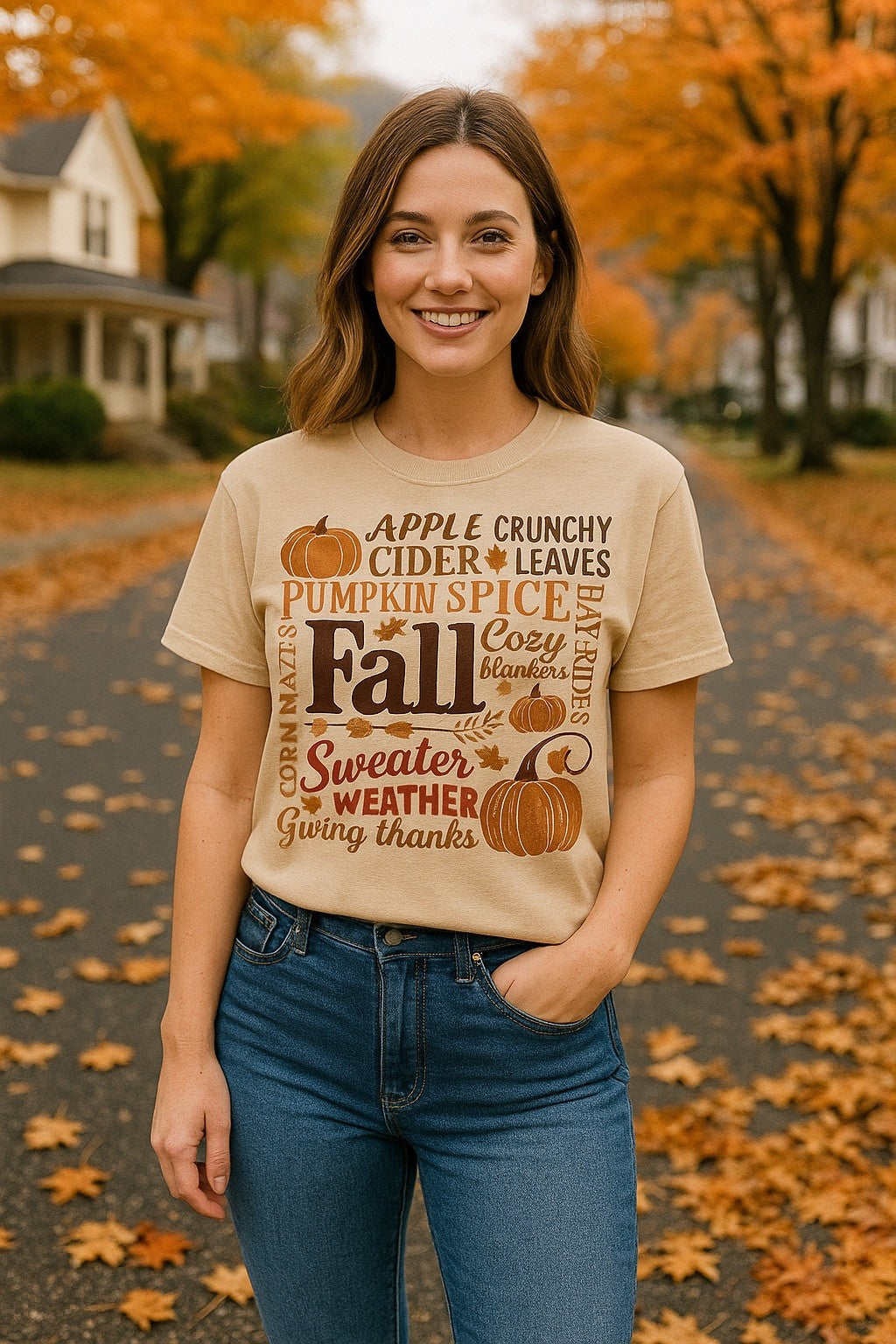 Fall Collage Sweatshirt