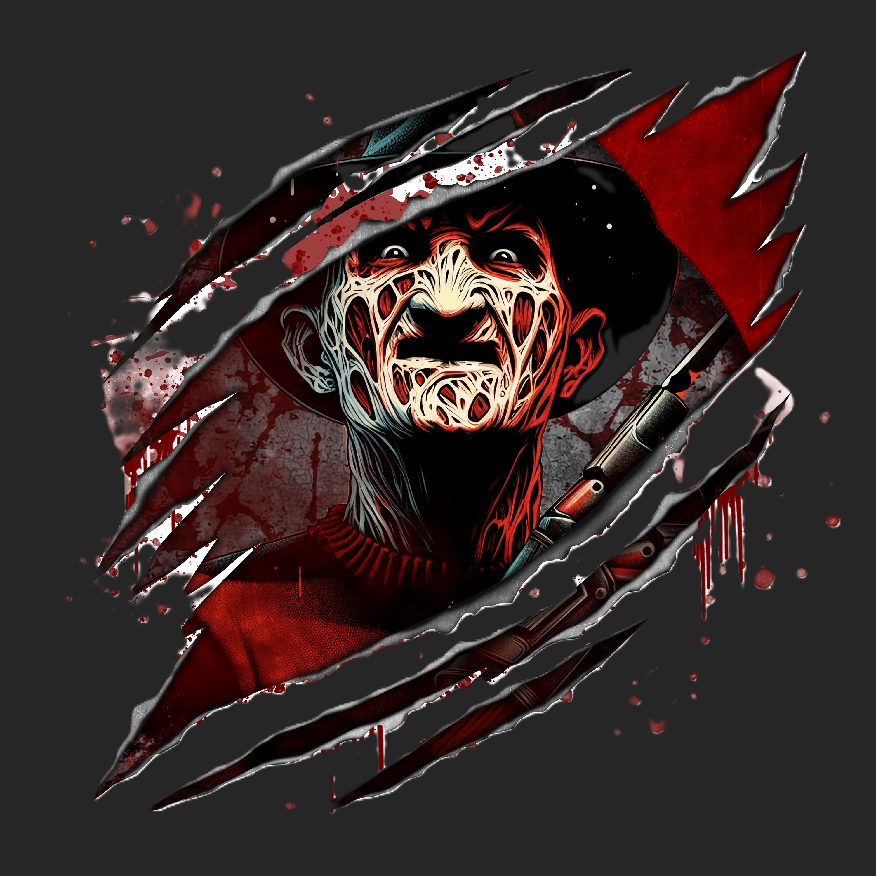 Freddy Krueger Halloween Crewneck Sweatshirt