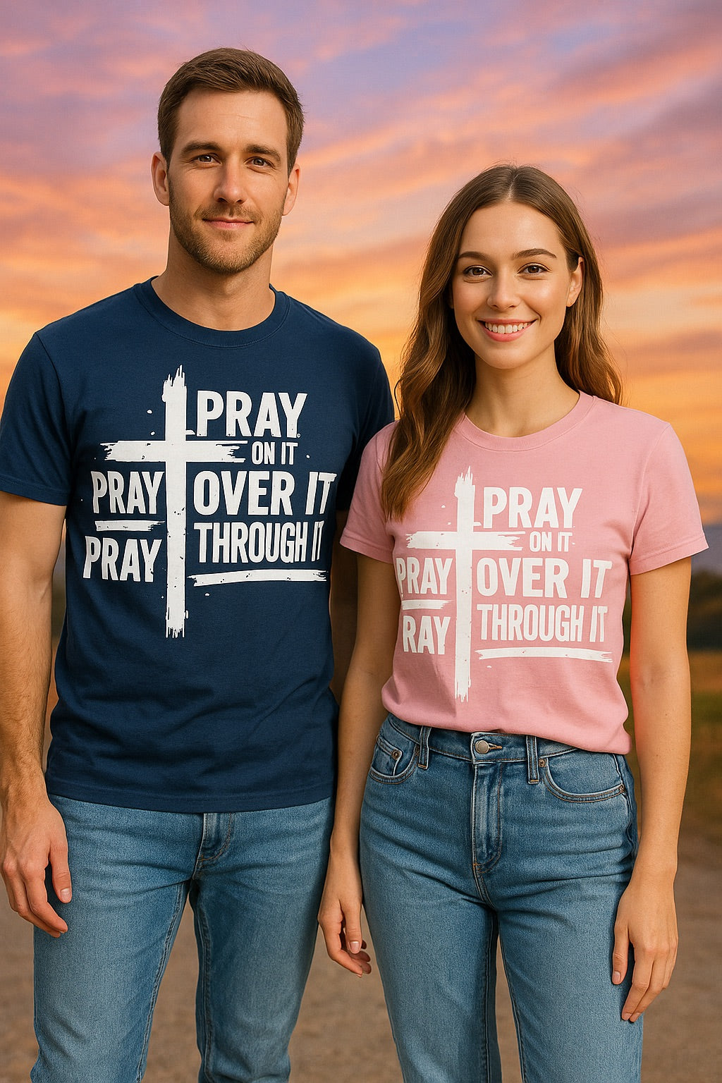 Pray On It Faith T Shirt