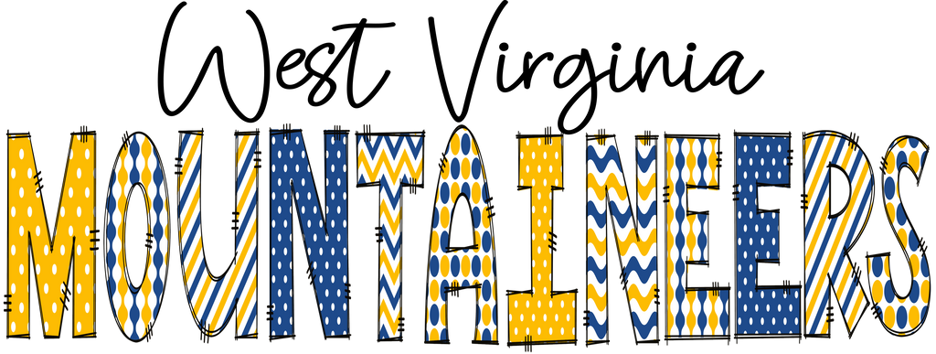 West Virginia Mountaineers Patchwork T Shirt
